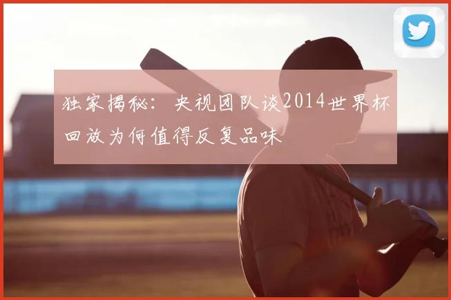 独家揭秘：央视团队谈2014世界杯回放为何值得反复品味